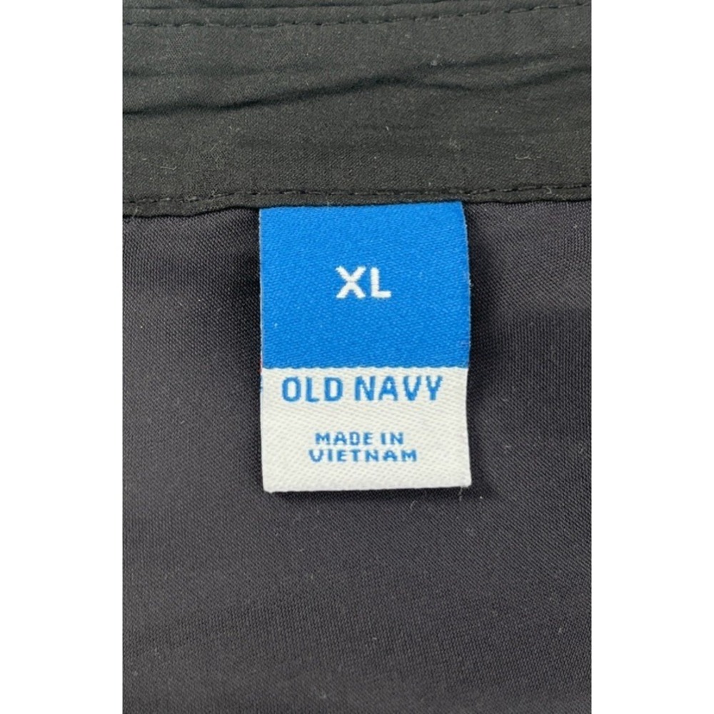 Old Navy Oversized Satin Shirt Black Tunic Minimalist Womens‎ XL - Picture 4 of 7